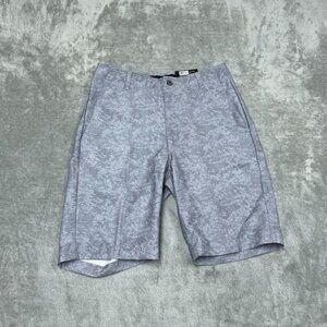 Pebble Beach Dry Luxe Performance Golf Shorts Gray Size 30 Activewear 6827